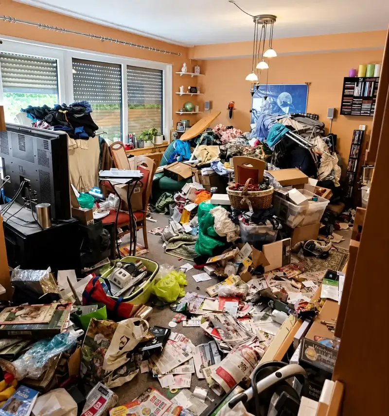 Wohnungsauflösung Hamburg – Zimmer vorher